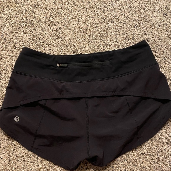 lululemon athletica Pants - black size 2 lululemon speed up shorts length 2.5